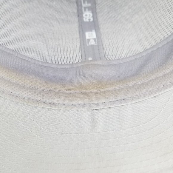 ✅New Era 59FIFTY Milwaukee Brewers Yellow Blue Authentic Baseball Hat Size 6 7/8 - Picture 5 of 9